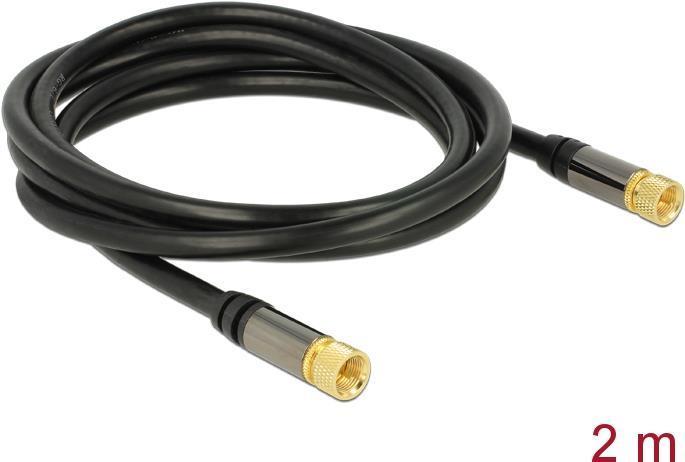 Produktbild Delock HF-Kabel F-Stecker (M) (85 dB, Antennenkabel)