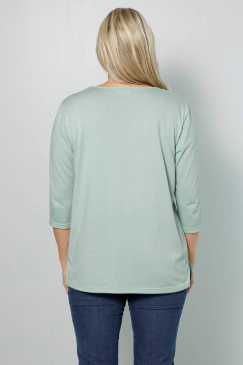 Produktbild Meyermode T-Shirt, Rosen-Motiv, Rundhals, 3/4-Ärmel (42)