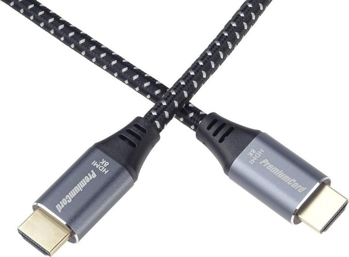 Actual product image PremiumCord ULTRA HDMI 2.1 High Speed + Ethernet cable 8K@,zlacenÃ© (1 m)