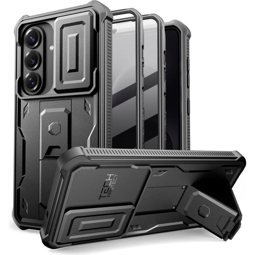 Tech-Protect KEVLAR CAM+ 2-SET GALAXY S26 SCHWARZ (Samsung Galaxy S26), Cover smartphone, Nero