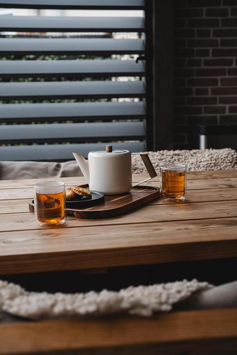 Actual product image Bredemeijer Teapot Design Boston 1.1l beige brown 111018 (1.10 l)