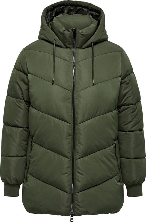 Image du produit Only Capuche Curve Veste matelassée Manteau matelassé (44)