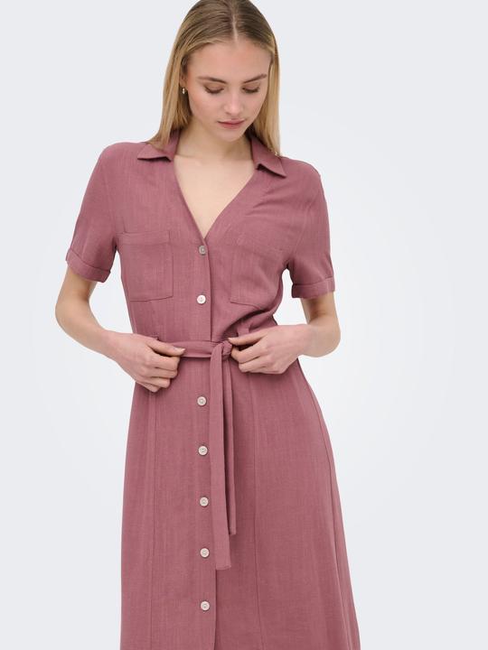 Image du produit Only ONLSIESTA Langes Kleid Hemdblusenkleid (M)