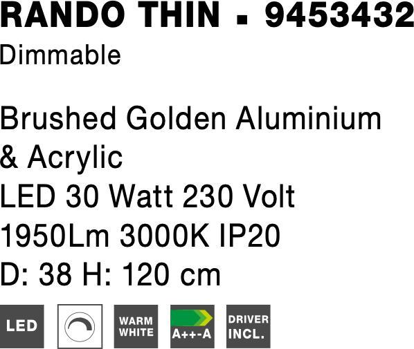 Image du produit Nova Luce Rando Thin (1950 lm)