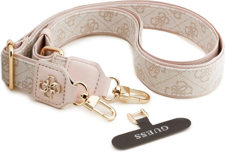 Actual product image iLike Guess Crossbody Strap PU 4G Metal Logo - pink