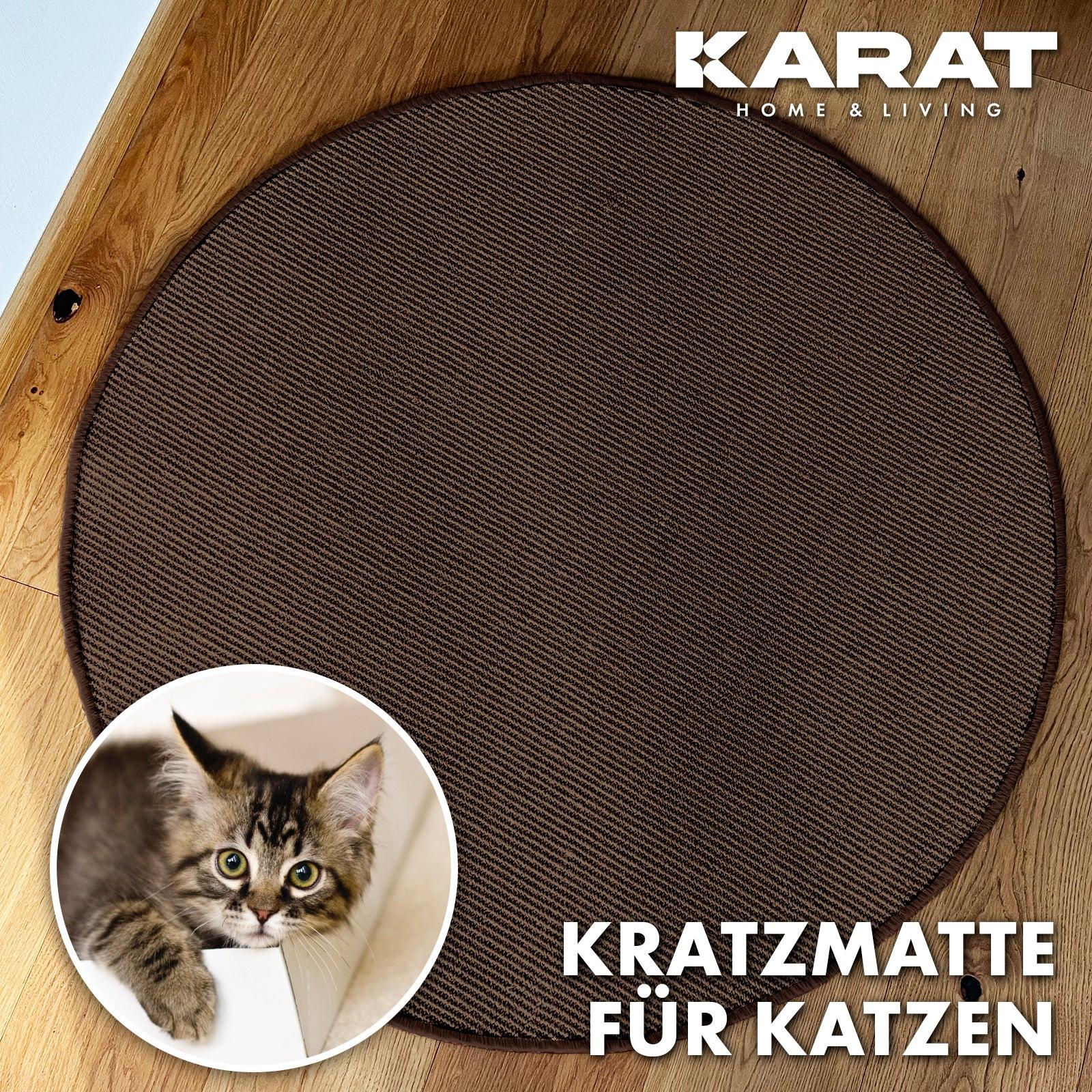 Karat Katzen-Kratzmatte (0.80 cm, Braun), Katzenbaum