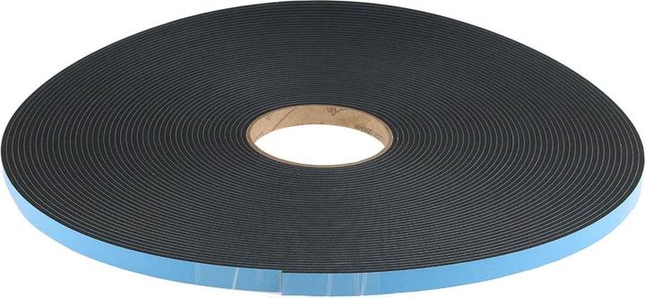 Produktbild RS PRO Schaumstoff Klebeband doppelseitig, Schwarz, Stärke 3.2mm, 12mm x 31m (12 mm)