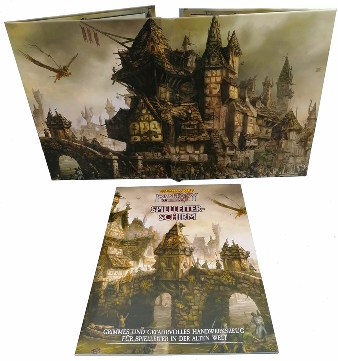 Produktbild US83008 - Warhammer - Fantasy Rollenspiel, Spielleiterschirm (DE-Ausgabe) (Deutsch)