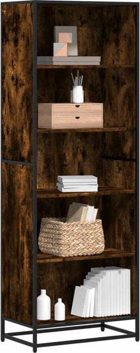 Actual product image vidaXL Bookcase Shelf Standing shelf Office shelf Storage shelf Smoked oak