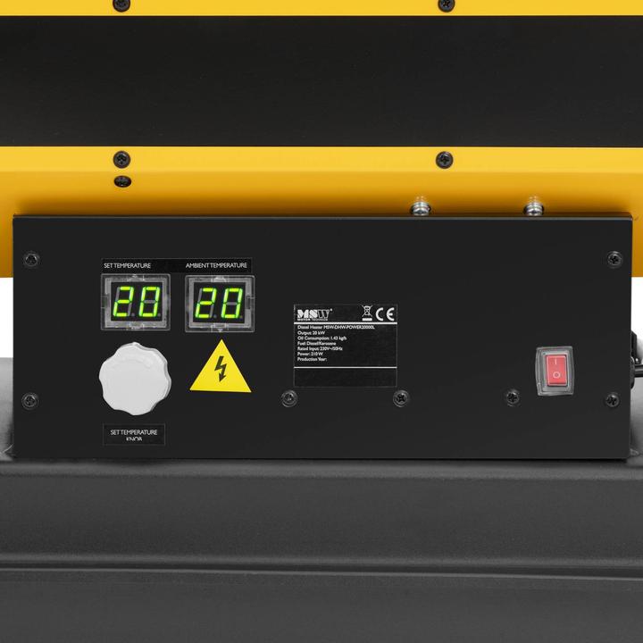 Actual product image MSW Diesel Heater - 20 kW - 18 l