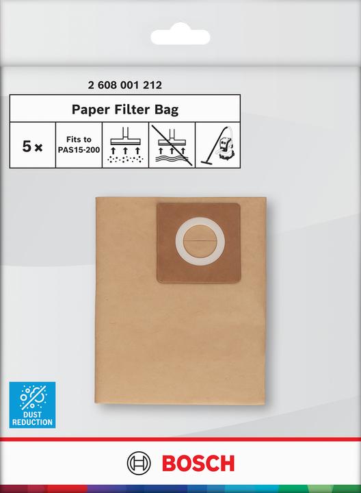 Image du produit Bosch Professional Zubehör Papierstaubbeutel 15L
