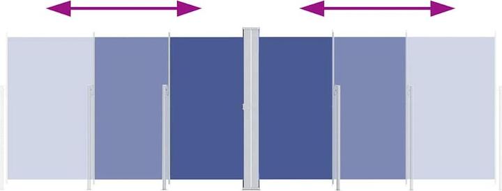 Produktbild vidaXL Seitenmarkise (6 m)