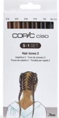 Image du produit Copic Marqueur ciao, 5+1 Set "Hair Tones 2 (5x)