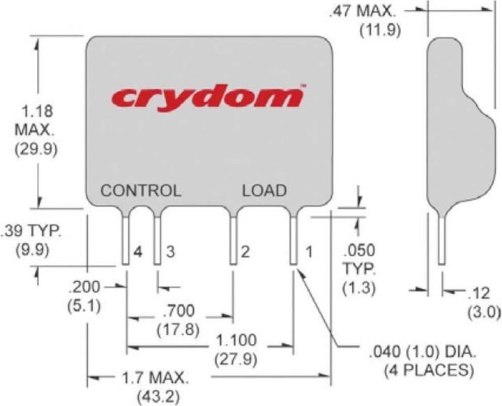 Produktbild Crydom Halbleiterrelais 1 St. D2W202F