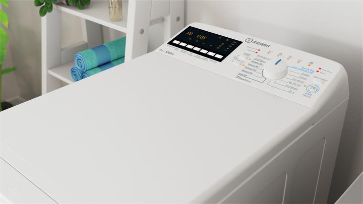 Produktbild Indesit Turn&GO BTW B7231P DE Toplader-Waschmaschine 7 kg 1200 U/min Weiss (7 kg, Unten)