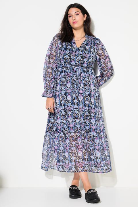 Produktbild Studio Untold Maxikleid, A-Line, grafischer Print, elastische Taille (42, 44)