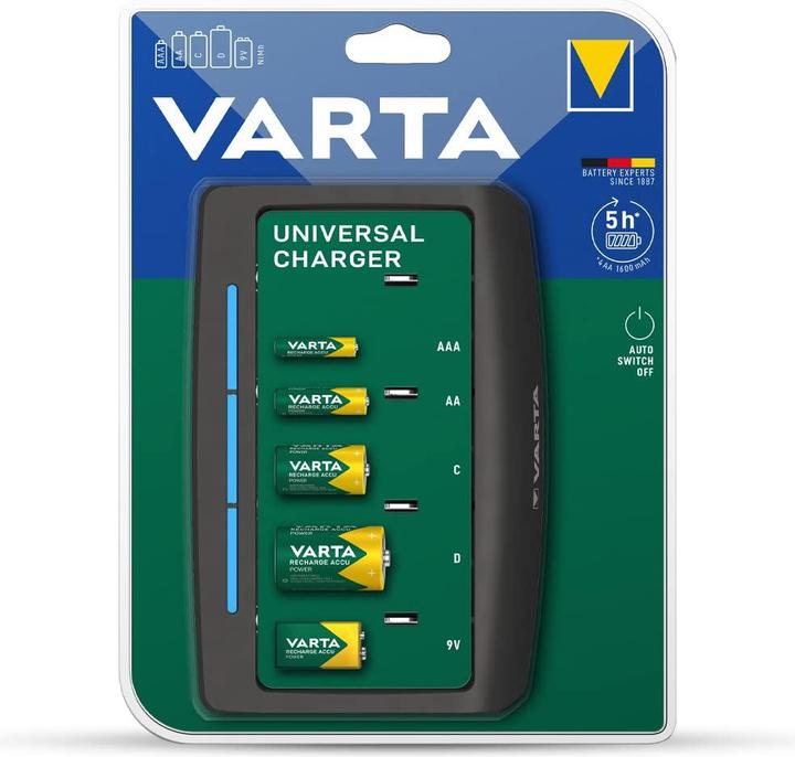 Image du produit Varta Chargeur universel (1 pcs, C, D, AAA, AA, Chargeurs sans batterie)