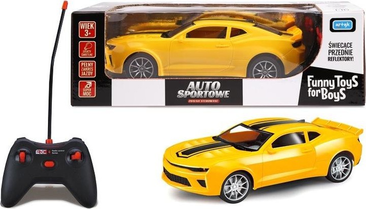 Image du produit Cimco Jouet automatique R/C pour garçon Jaune
