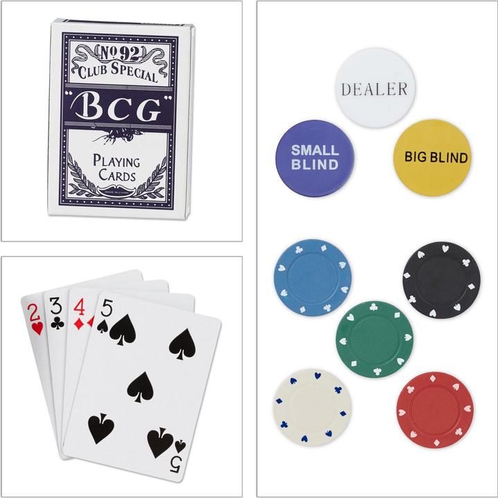 Actual product image Relaxdays Large Poker Set