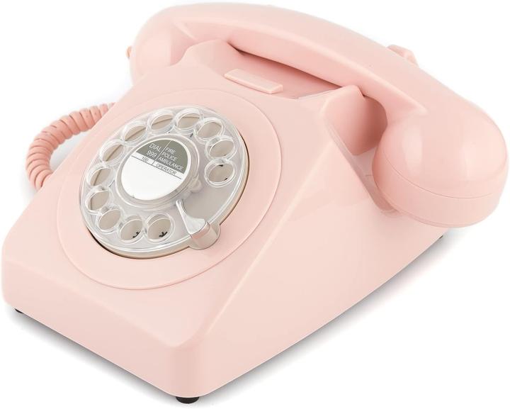 Actual product image GPO Retro-Telefon mit Wählscheibe im 70er Jahre Design