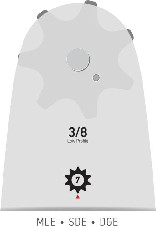 Produktbild Oregon Standard Kombo Führungsschiene + 2x Sägekette 30 cm 3/8" LP 1,3 mm 44 TG ( 567295 ) (Kettensäge, Kettensäge Schwert)