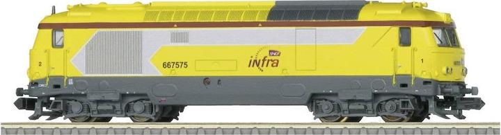 Actual product image MiniTrix 16707 N SNCF series 67400 diesel locomotive (Track VI)