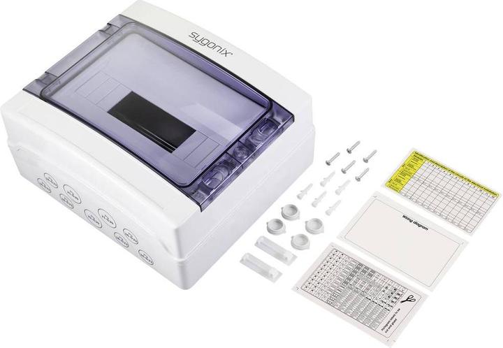 Produktbild Sygonix SY-5491854 Kleinverteiler Oberflächenmontage Anzahl Teilungen = 12 Anza