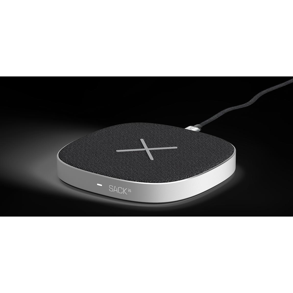 SackIT CHARGEit Dock Wireless Charger (10 W), Wireless Charger, Schwarz