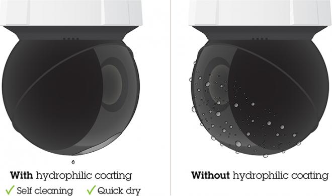 Image du produit Axis Dôme de remplacement TQ6803 avec traitement de surface anti-rayures (Boîtier)