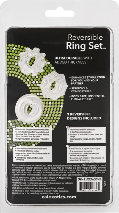 Produktbild CalExotics Reversible Ring Set (2 cm)