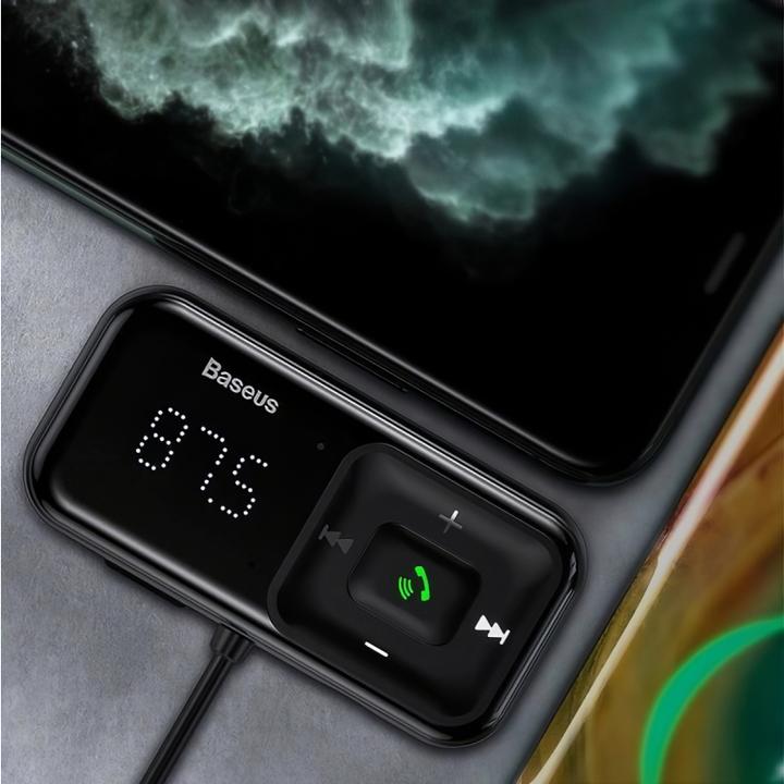 Productafbeelding Baseus Auto Bluetooth MP3-speler T-vorm S-16 Zwart OS
