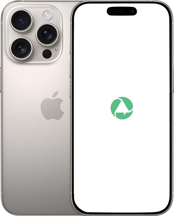 Image du produit remarket.ch iPhone 16 Pro (256 Go, Titane Naturel, 48 Mpx, A / Comme neuf)