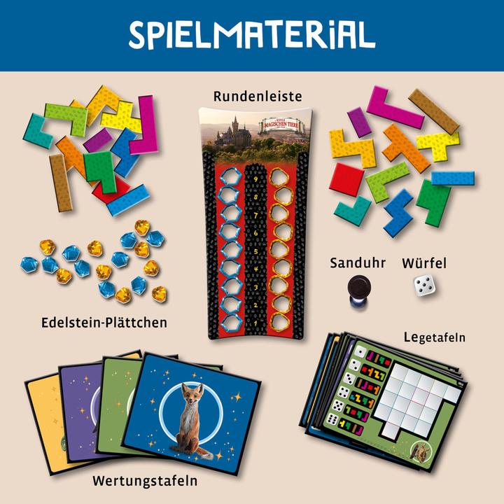 Produktbild Kosmos Ubongo Schule der magischen Tiere (Deutsch, 1 - 4 Spieler)