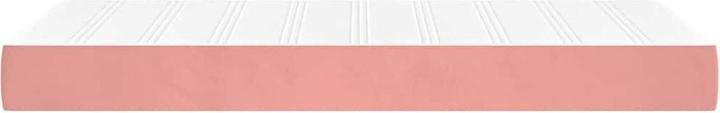 Image du produit vidaXL Taschenfederkernmatratze Rosa Samt (80 x 220 cm, Noyau de printemps)