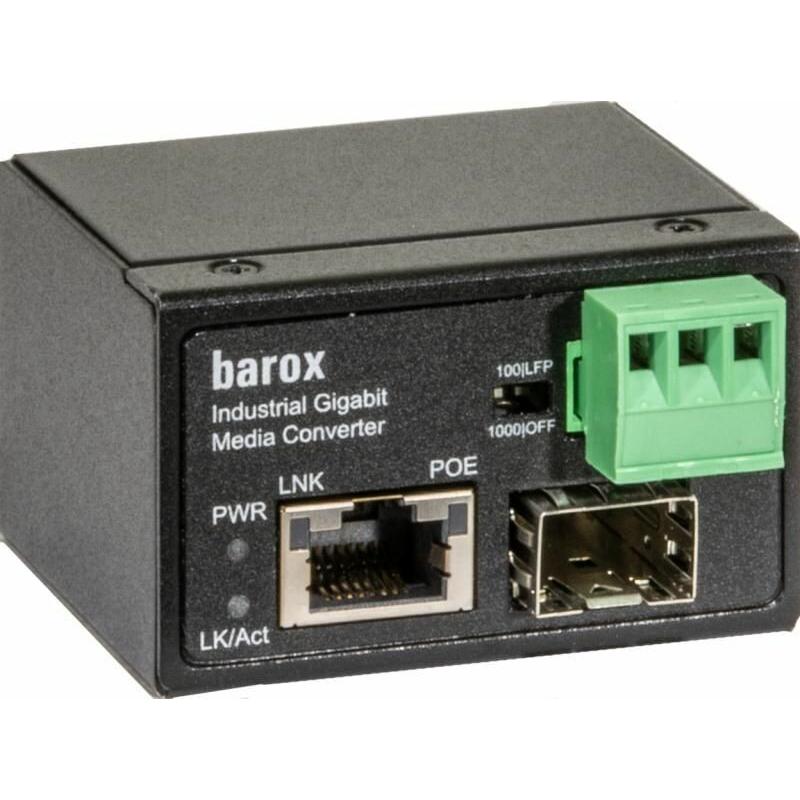 Barox Media-conv. DIN-rail, ext, Data Converter