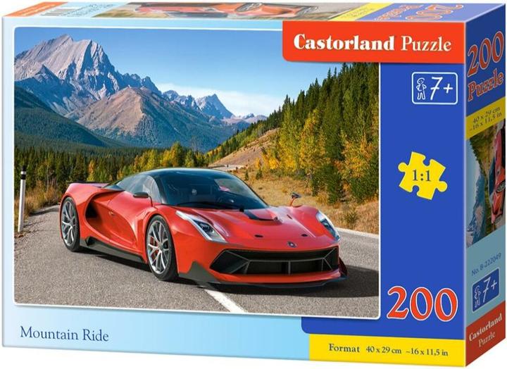 Castorland Mountain Ride, Puzzle 200 pieces (200 pieces)