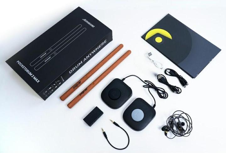 Immagine prodotto INE Portable electronic drum kit AeroBand PocketDrum 2 Max brown (E-drum)