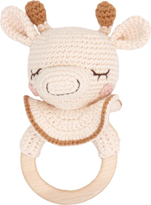 Actual product image Patti Oslo Teething Ring Goldie the Giraffe