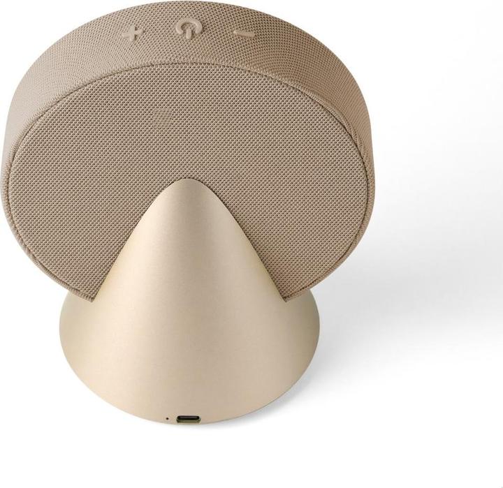 Productafbeelding Lexon Bluetooth speaker Conic Aluminium gold (12 h)