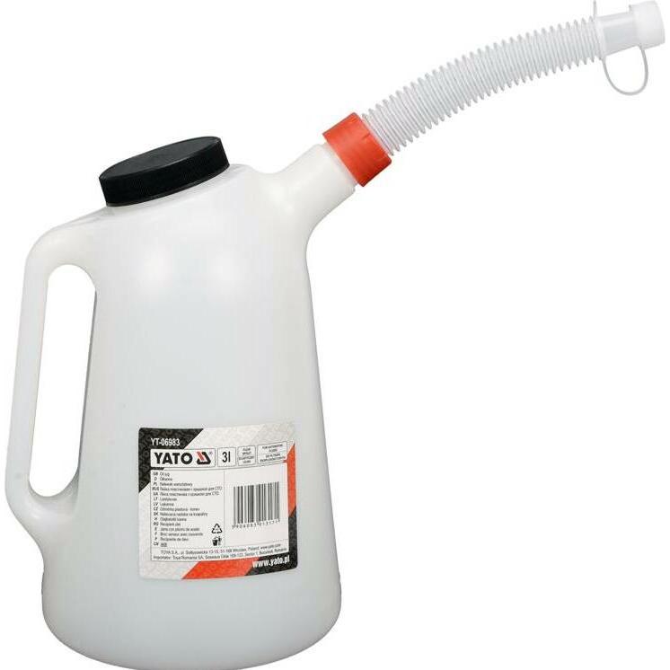 Thumbnail - Yato, Reisezubehör, Ölkanne mit flexiblem Ausgussrohr (3 Liter), (Flüssigkeitsbeutel)