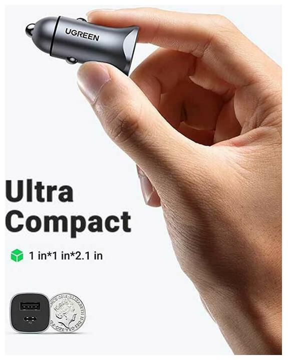 Actual product image Ugreen Car Charger