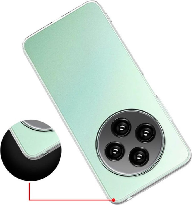 Actual product image Cover-Discount Xiaomi Redmi 14C / Poco C75 - Silikon Gummi Case transparent (Xiaomi Redmi 14C, Xiaomi Poco C75)