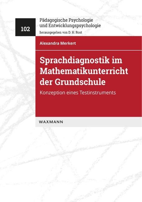 Produktbild Sprachdiagnostik im Mathematikunterricht der Grundschule (Deutsch, Alexandra Merkert, 2022)