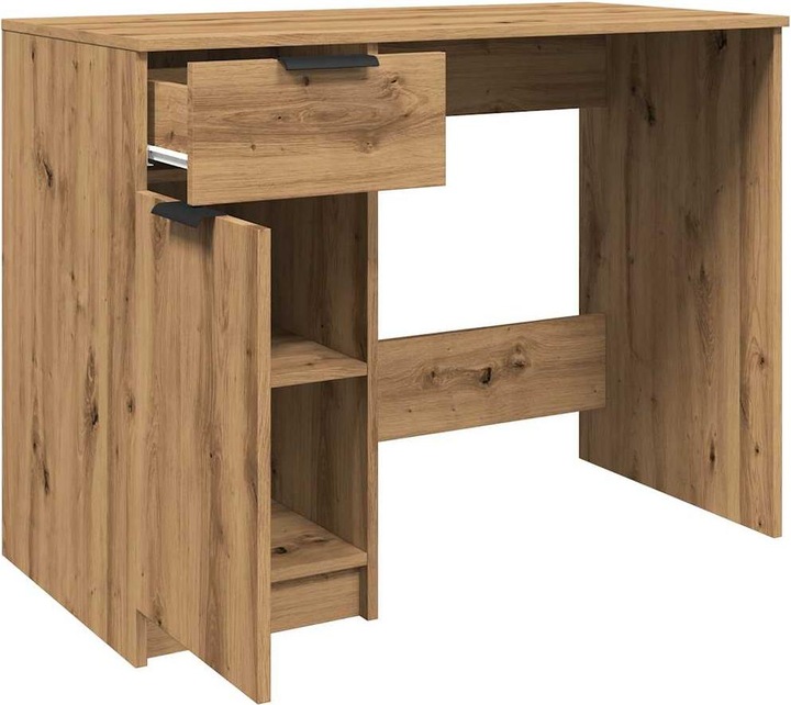 Produktbild VidaXL Schreibtisch Artisan-Eiche 100x50x75 cm Holzwerkstoff Bürotisch (100 x 50 x 75 cm)