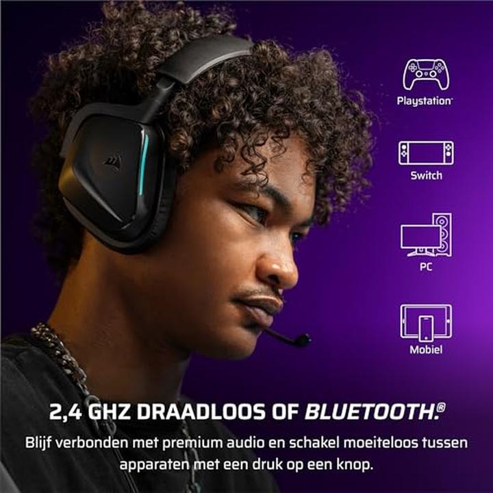 Actual product image Corsair VOID WIRELESS v2, Carbon – WW (Cable, Wireless)