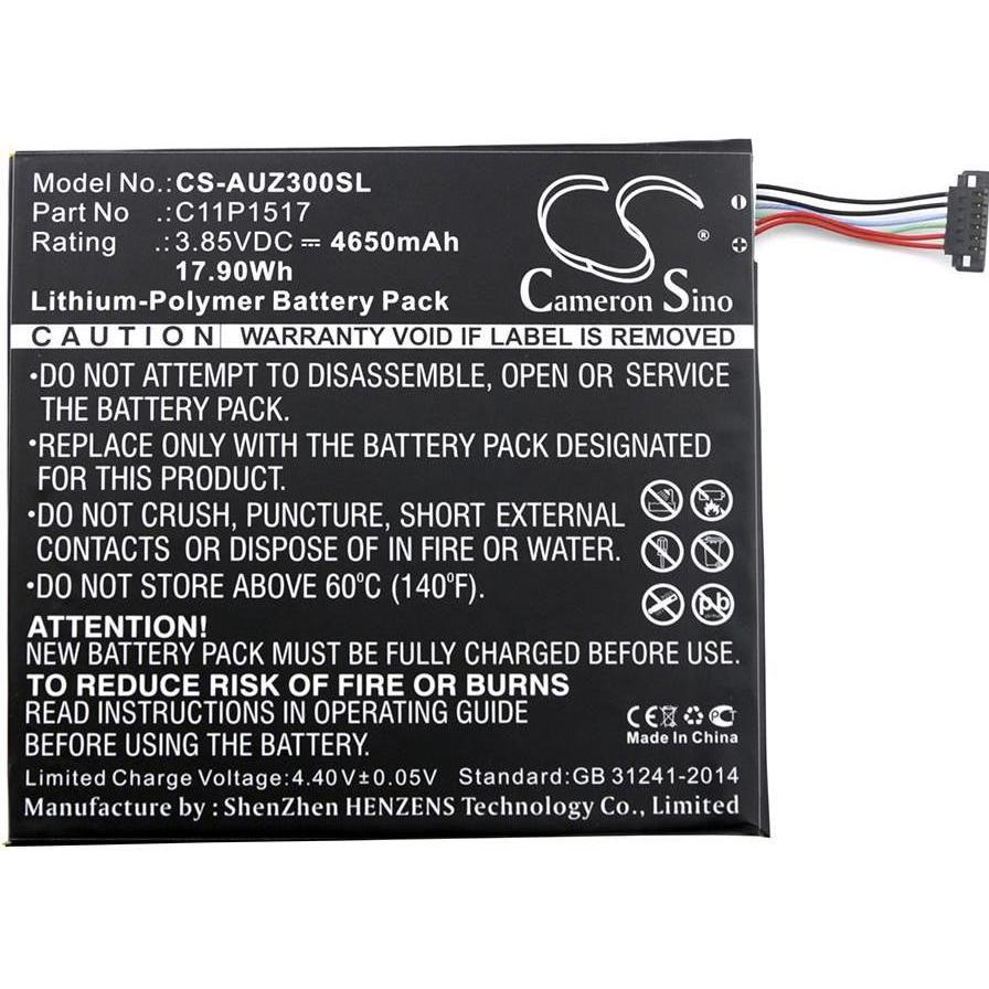CoreParts Battery for Asus Mobile (4650 mAh), Notebook Akku, Schwarz