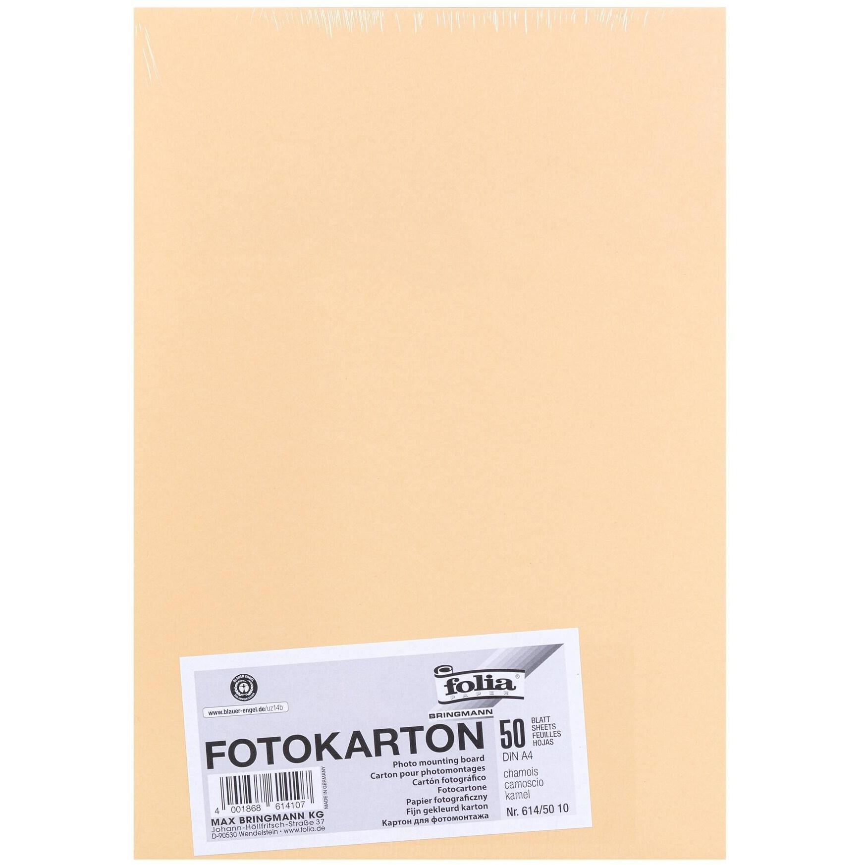 Folia, Bastelpapier, Fotokarton farbig Format A4 (300 g/m², 1 x)
