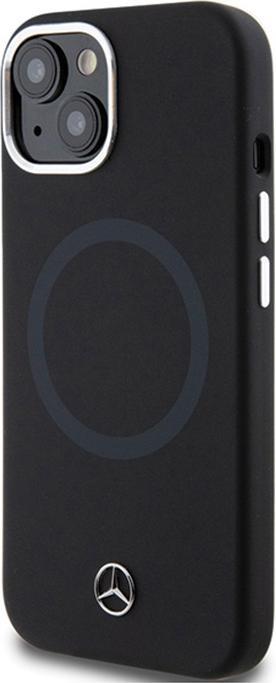 Immagine prodotto Mercedes MEHMP15S23SCMK Custodia rigida per iPhone 15 6.1" in silicone Bicolore MagSafe (Apple iPhone 13, Apple iPhone 14, Apple iPhone 15)
