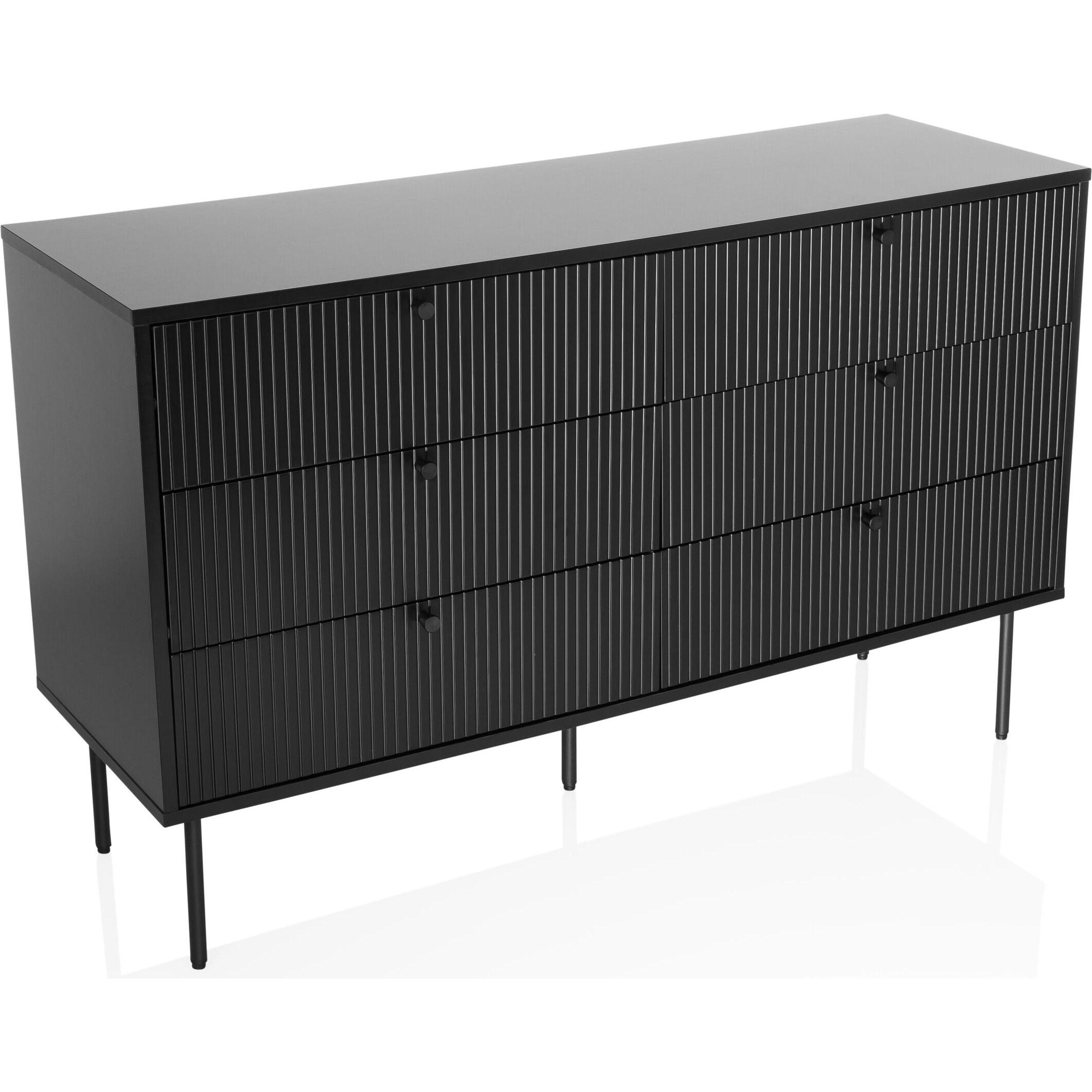 hjh LIVING, Kommode + Sideboard, Karby S (120 x 40 x 75 cm)