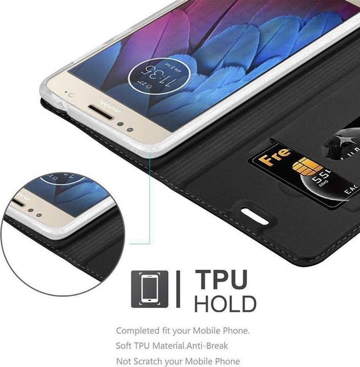 Actual product image Cadorabo Book Classy Style Cover (Motorola Moto G5S Plus)